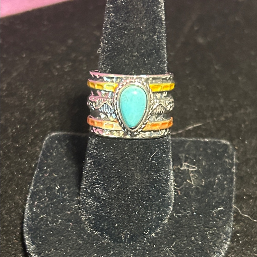 Boho Style Statement Ring - image 1